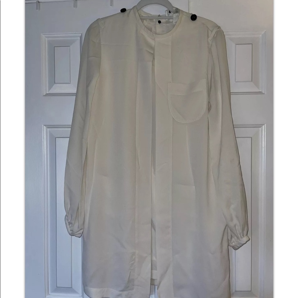 yigal azrouel dress Size S Cream Cape Style dress